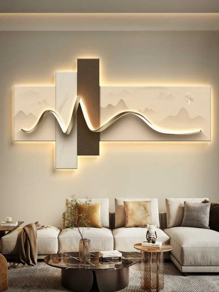 Tableau de décoration pour salon LED