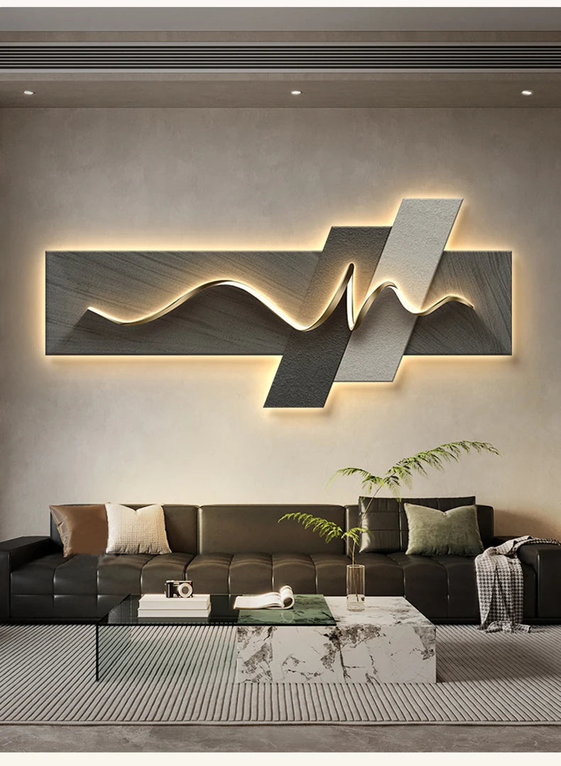 Tableau de décoration pour salon LED