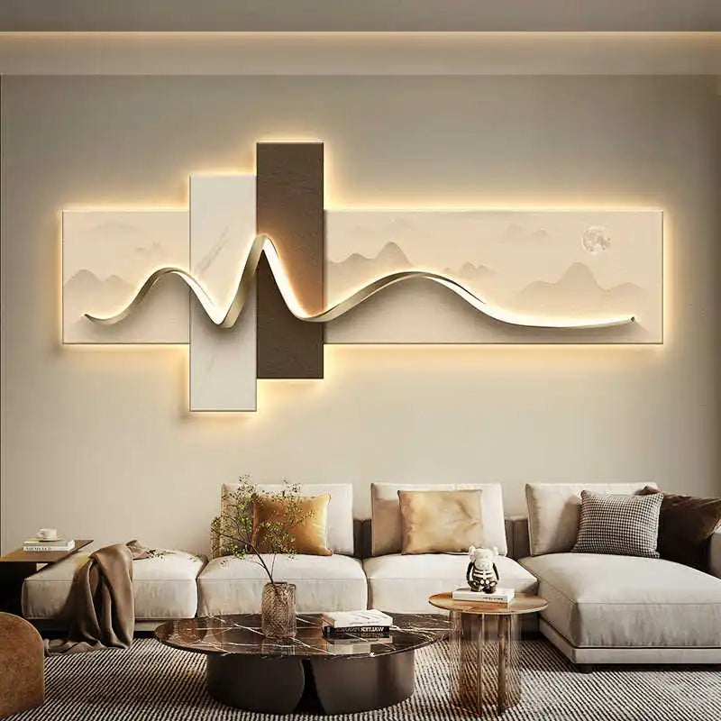 Tableau de décoration pour salon LED