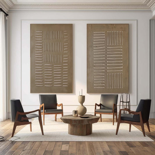 Tableau Abstrait Fait Main - Luminae 0