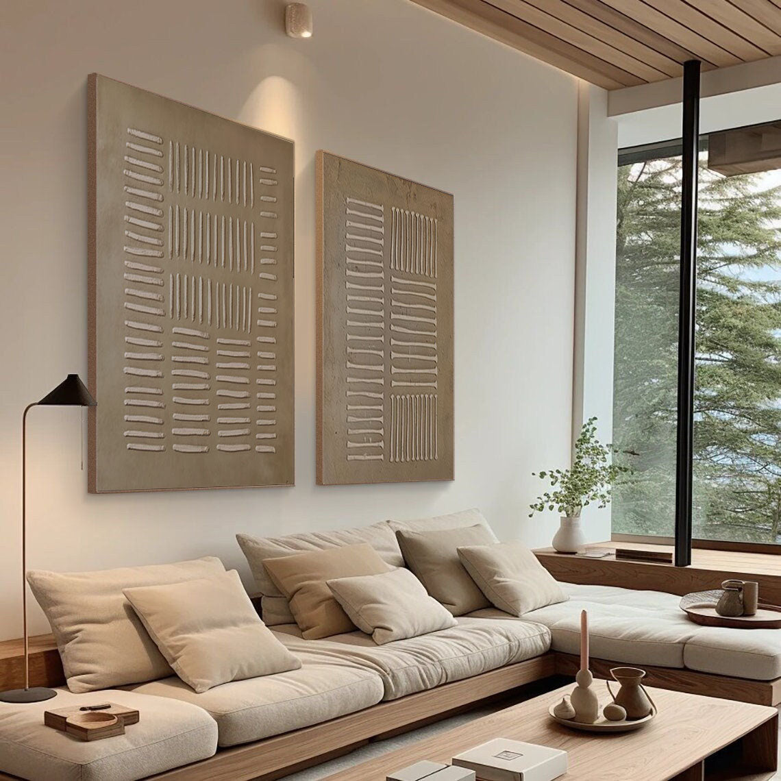 Tableau Abstrait Fait Main - Luminae 3