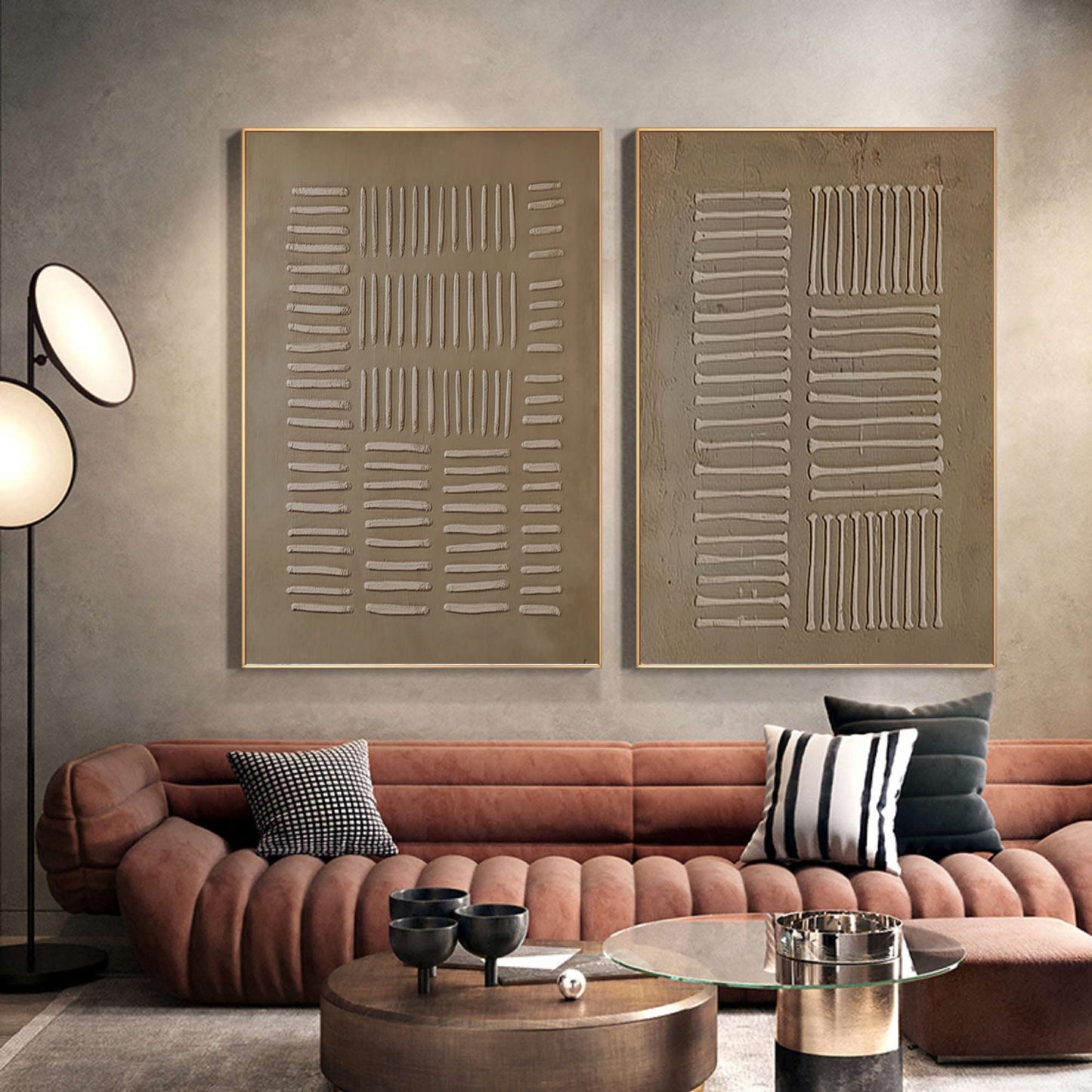 Tableau Abstrait Fait Main - Luminae 4
