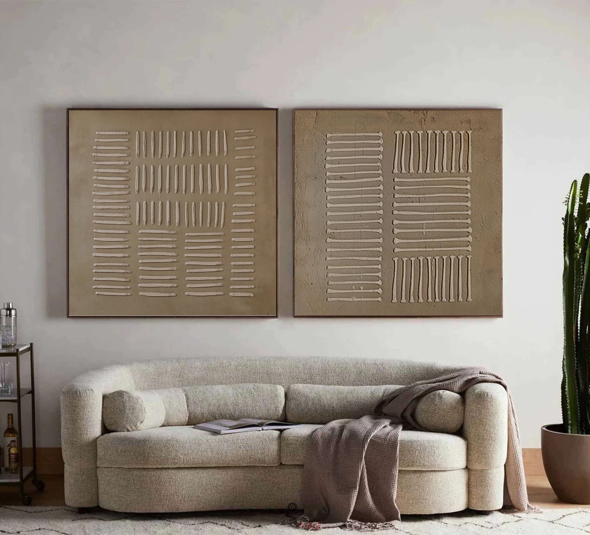 Tableau Abstrait Fait Main - Luminae 5