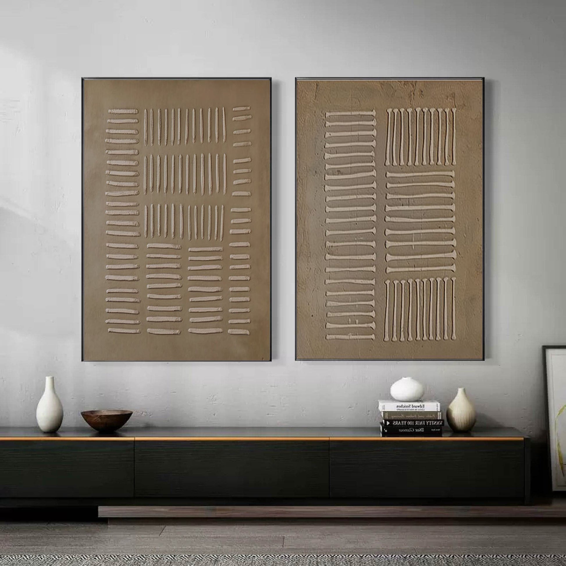 Tableau Abstrait Fait Main - Luminae 6