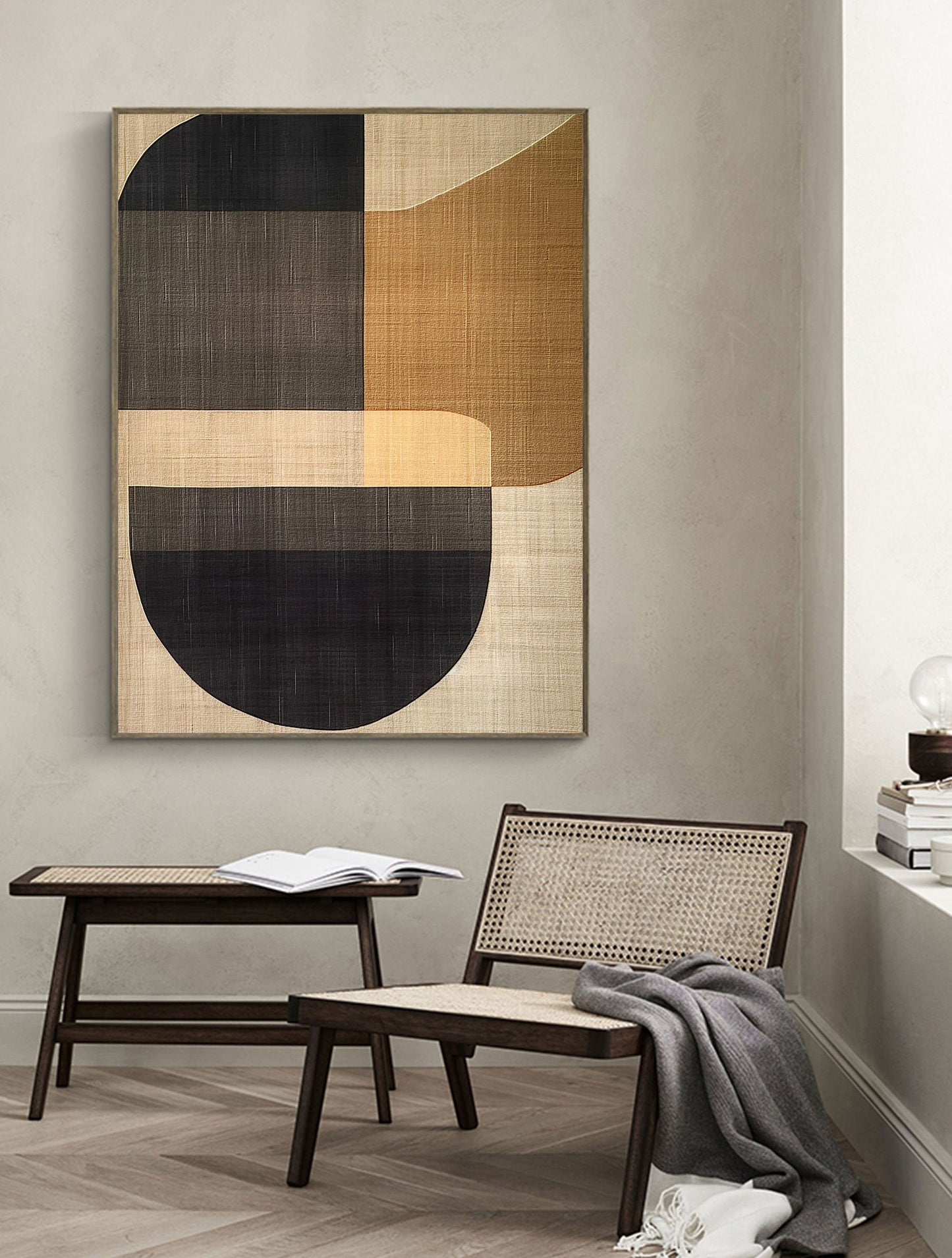 Tableau Abstrait Fait Main - Luminara 2