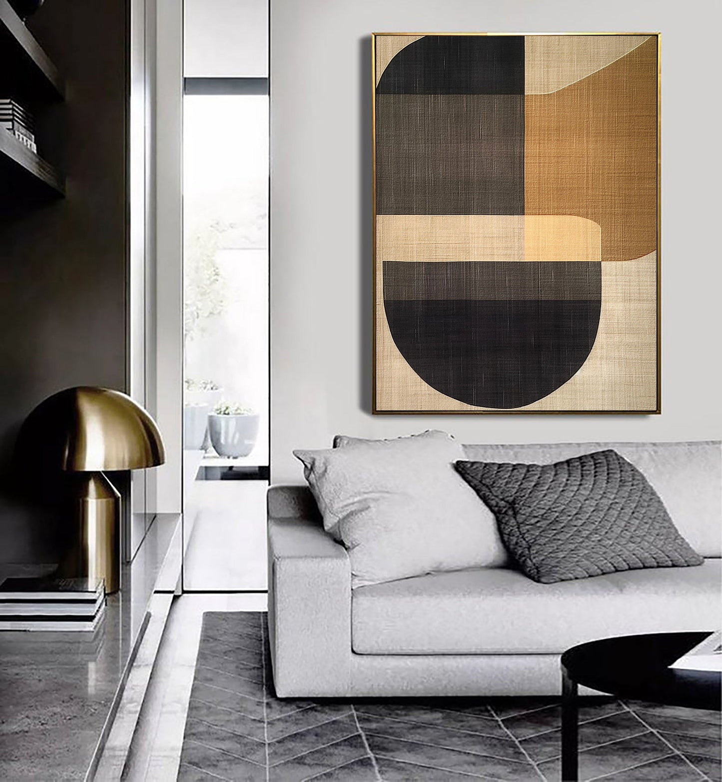 Tableau Abstrait Fait Main - Luminara 3