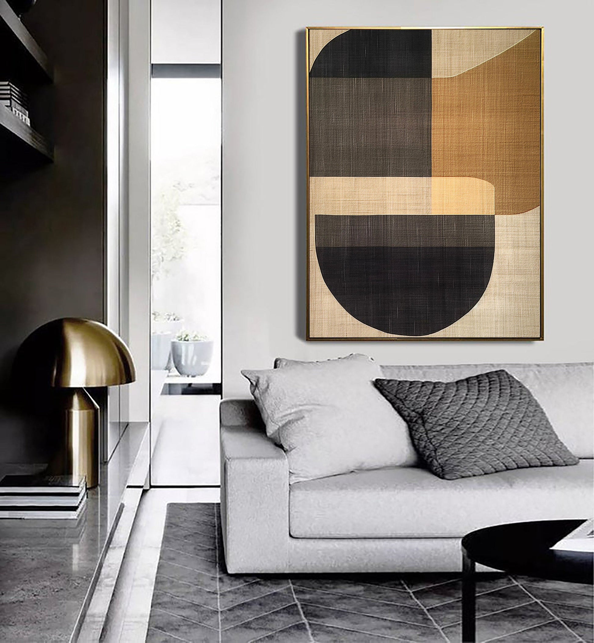 Tableau Abstrait Fait Main - Luminara 3