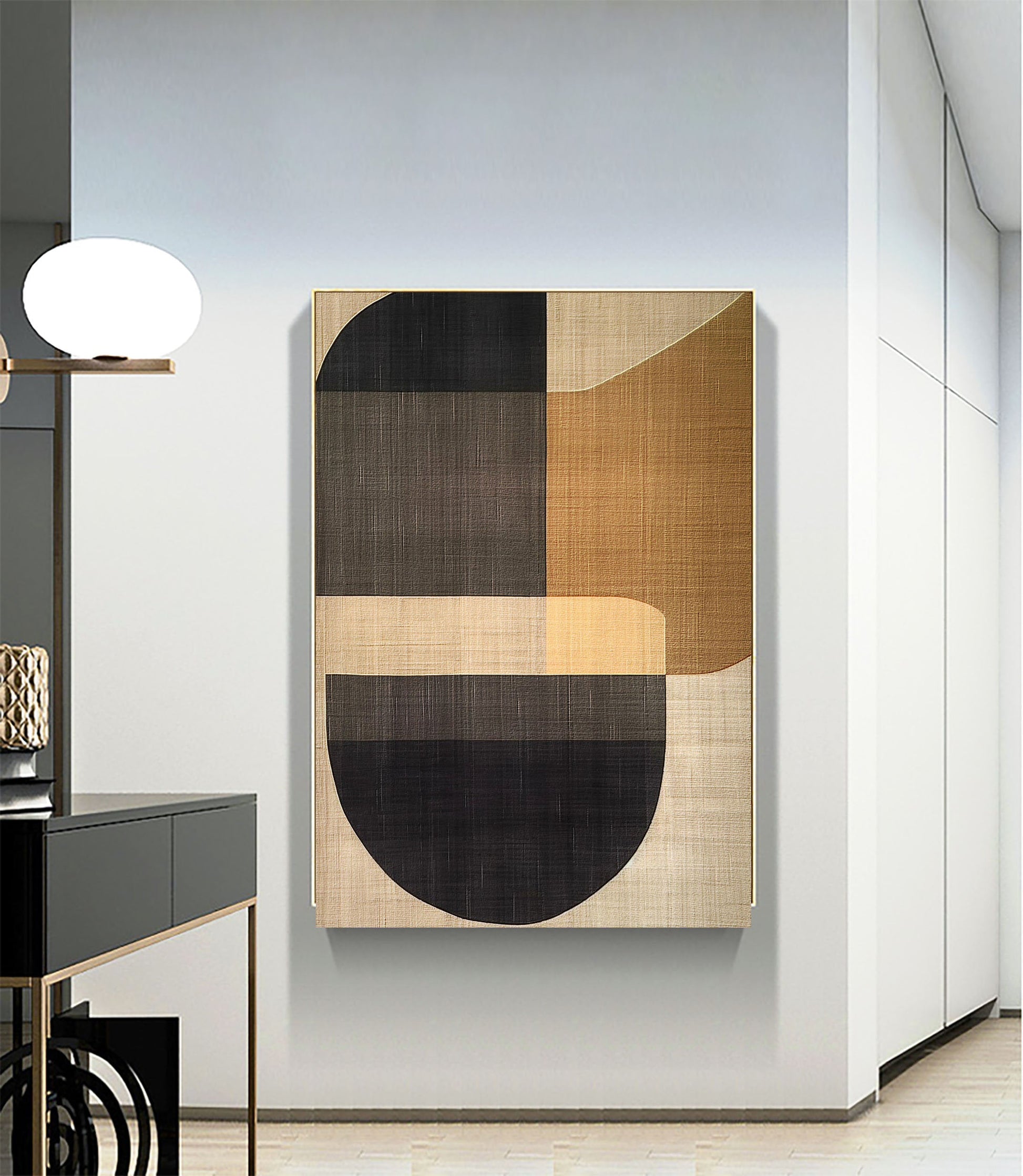 Tableau Abstrait Fait Main - Luminara 4