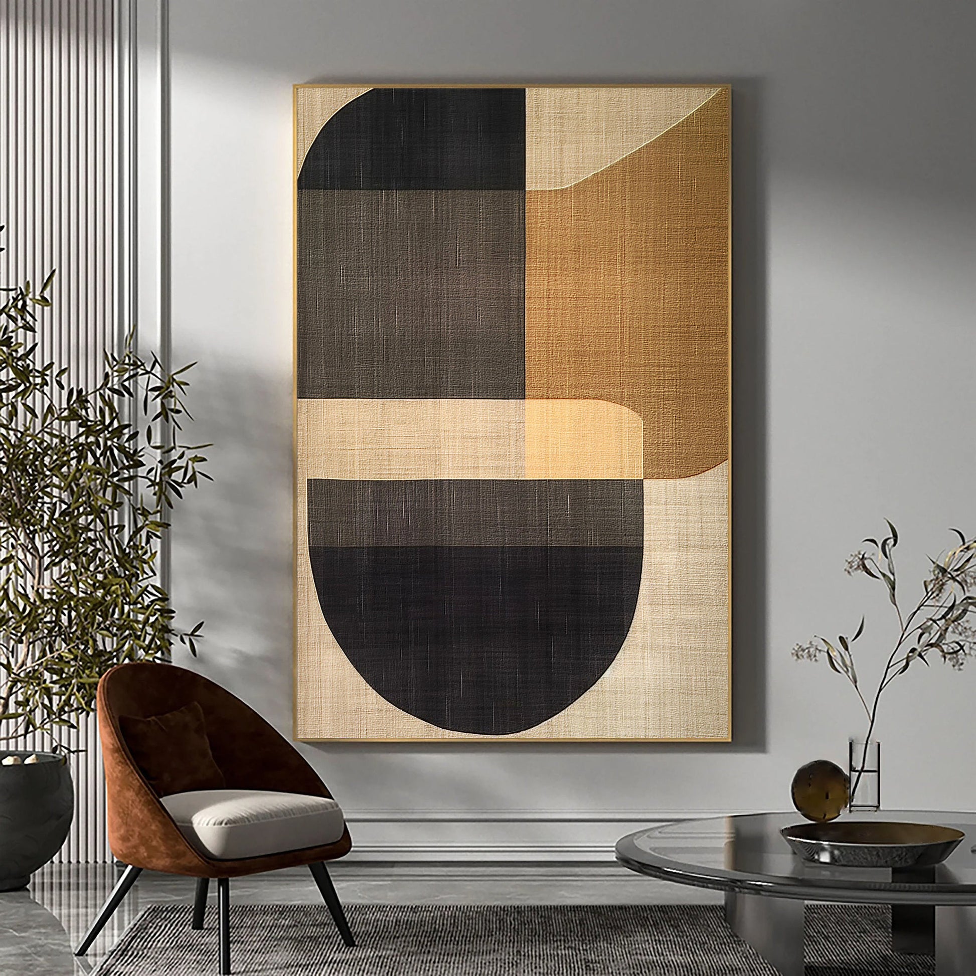 Tableau Abstrait Fait Main - Luminara 5