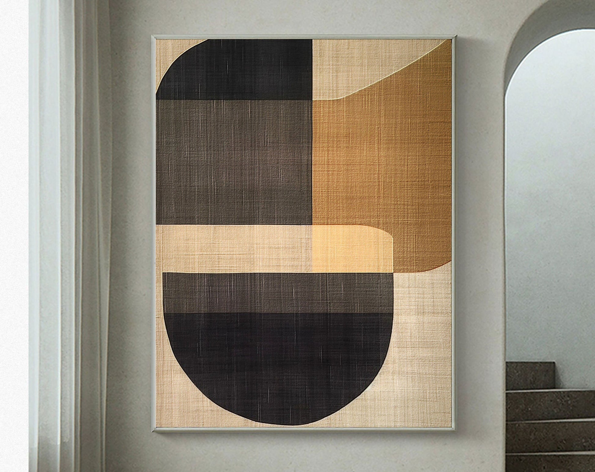 Tableau Abstrait Fait Main - Luminara 6