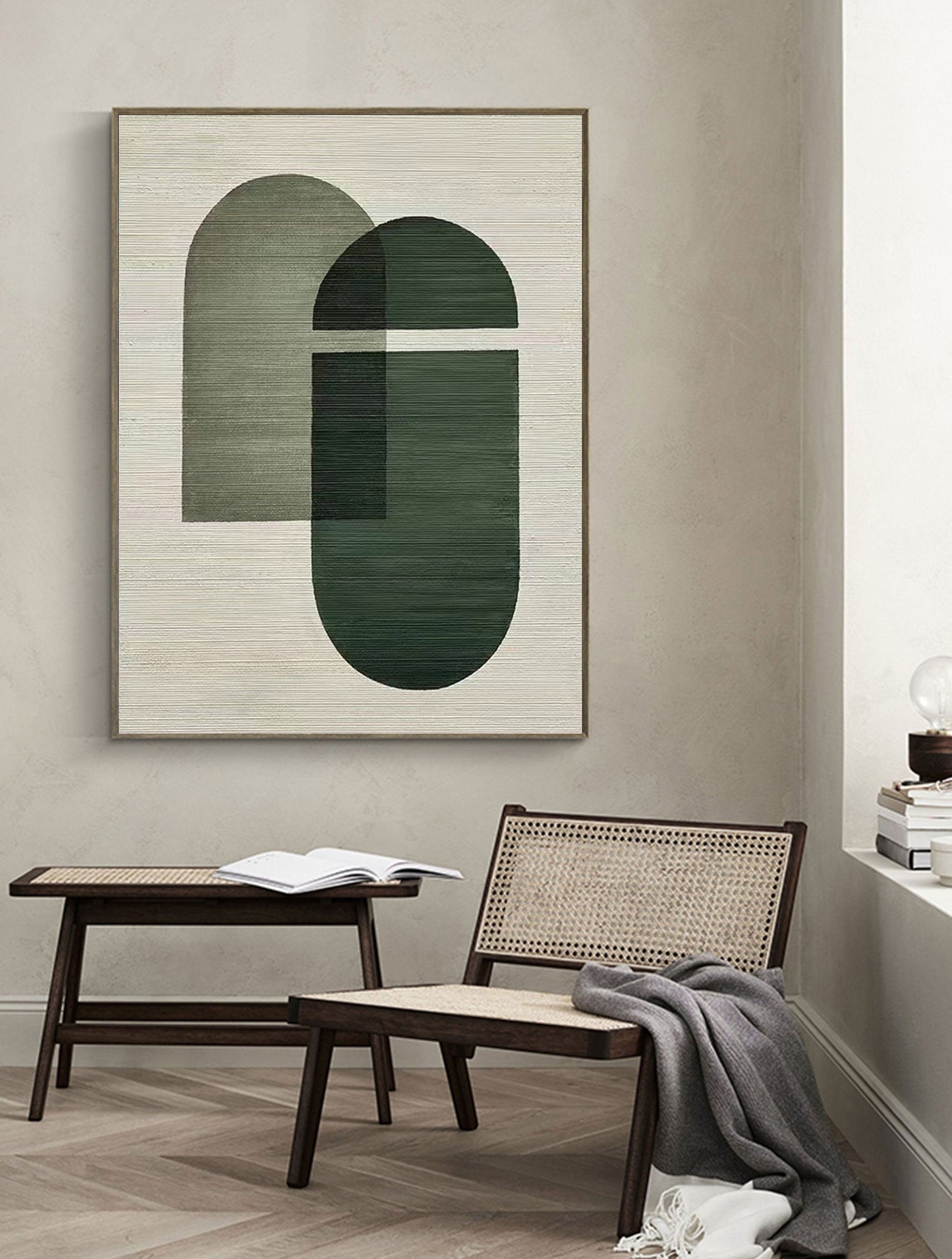 Tableau Abstrait Minimaliste - Aeloria 1