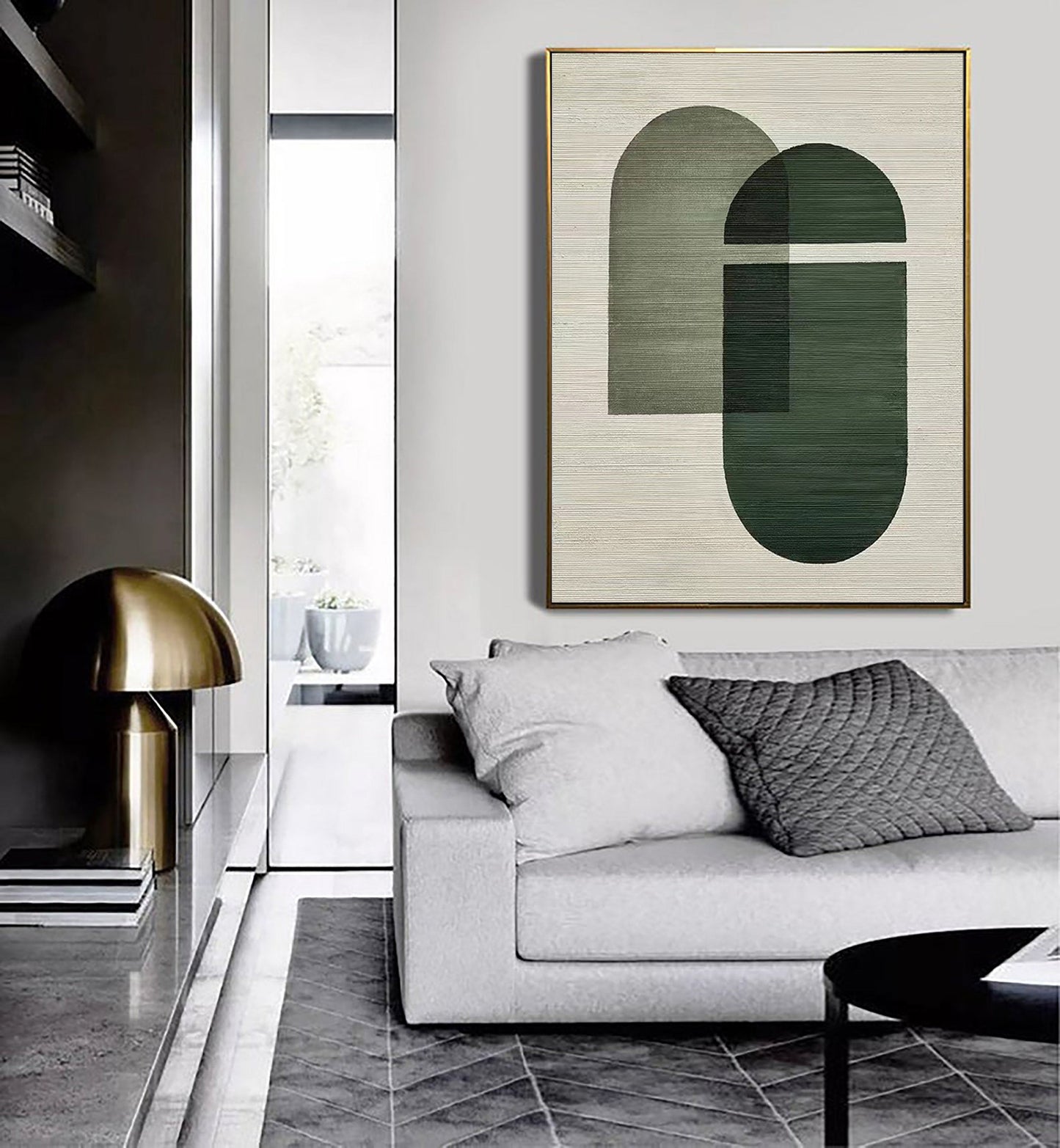 Tableau Abstrait Minimaliste - Aeloria 2