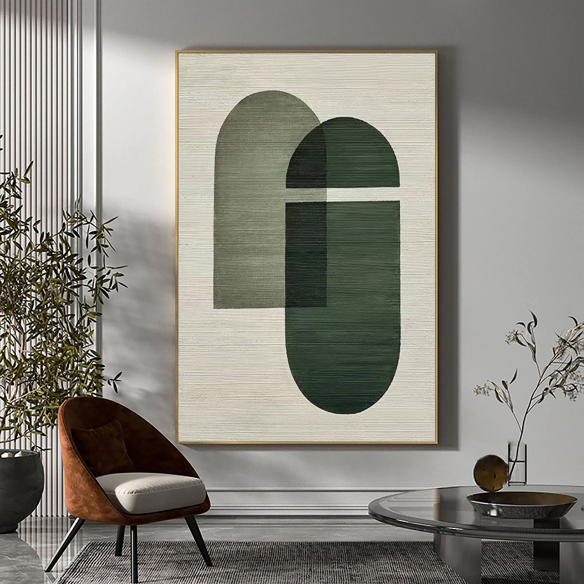 Tableau Abstrait Minimaliste - Aeloria 3