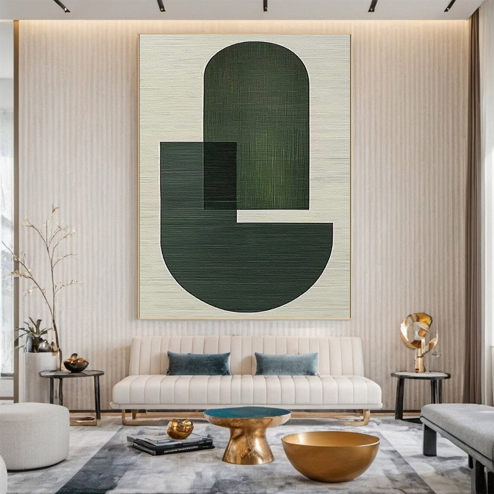 Toile Murale Abstraite Minimaliste - Zenalia 5