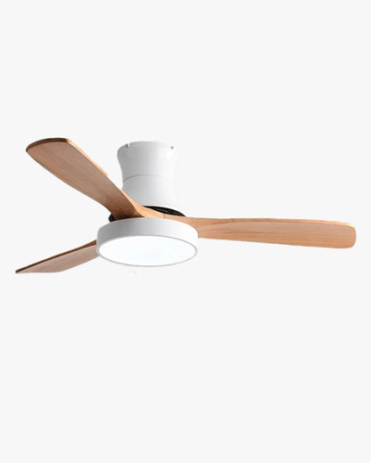 Ventilateur Borealys à 3 pales en bois