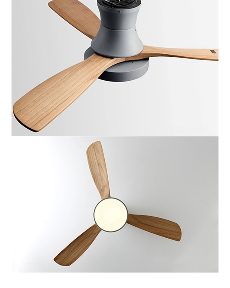 Ventilateur Borealys à 3 pales en bois