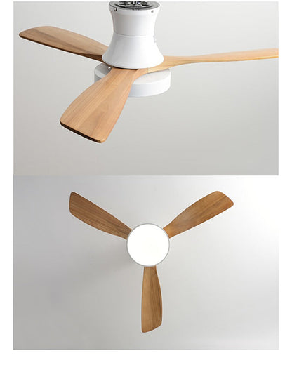 Ventilateur Borealys à 3 pales en bois