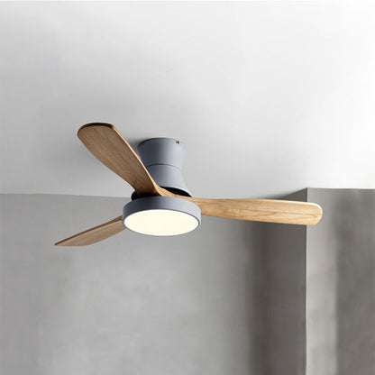 Ventilateur Borealys à 3 pales en bois