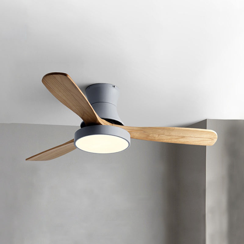 Ventilateur Borealys à 3 pales en bois