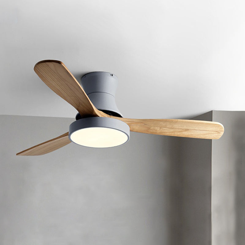 Ventilateur Borealys à 3 pales en bois