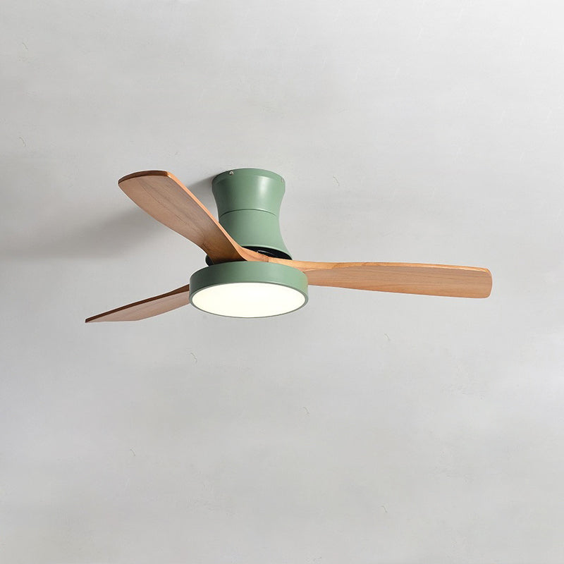 Ventilateur Borealys à 3 pales en bois