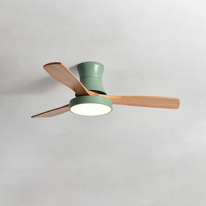 Ventilateur Borealys à 3 pales en bois