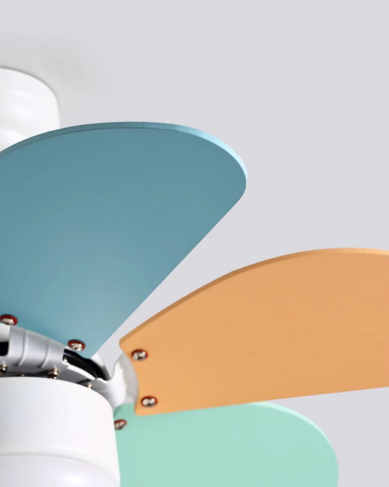 Ventilateur Plafonnier Arc-en-Ciel Bois