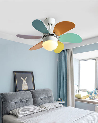 Ventilateur Plafonnier Arc-en-Ciel Bois
