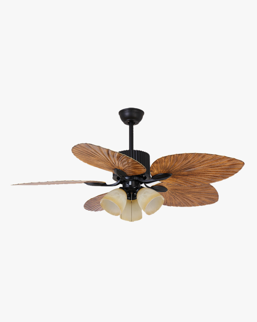 Ventilateur Plafonnier Palmier Doré