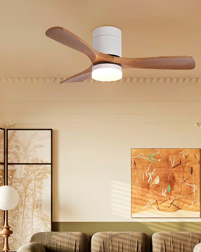 Ventilateur de Plafond AeroWood – 3 Pales en Bois