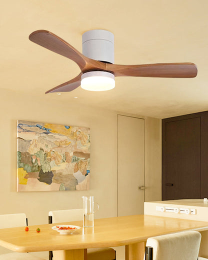 Ventilateur de Plafond AeroWood – 3 Pales en Bois