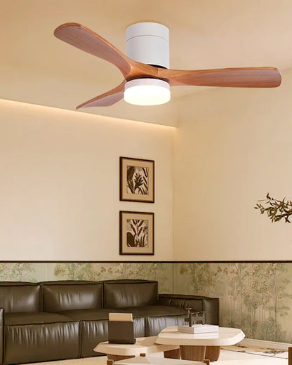 Ventilateur de Plafond AeroWood – 3 Pales en Bois