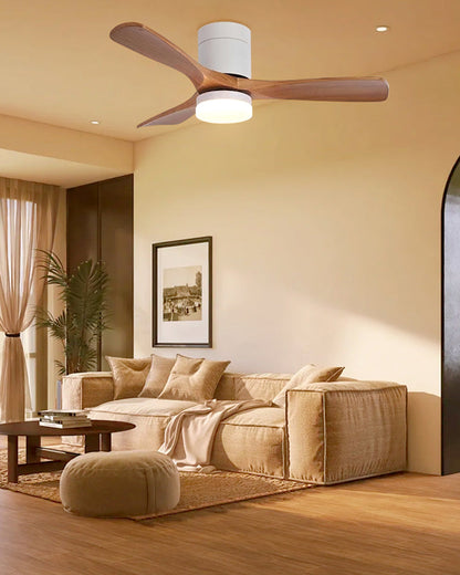 Ventilateur de Plafond AeroWood – 3 Pales en Bois