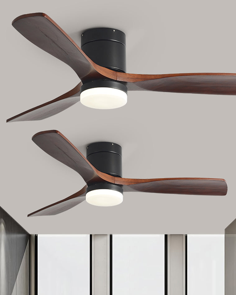 Ventilateur de Plafond AeroWood – 3 Pales en Bois