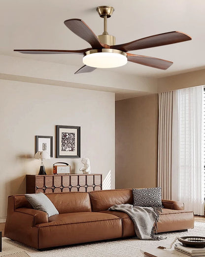 Ventilateur de Plafond Éclat Noyer