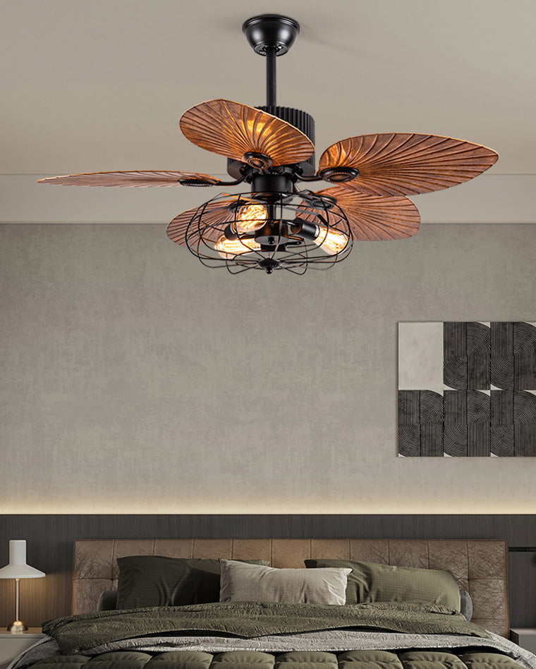Ventilateur de Plafond Industriel au Style Tropical-TropiSteel™