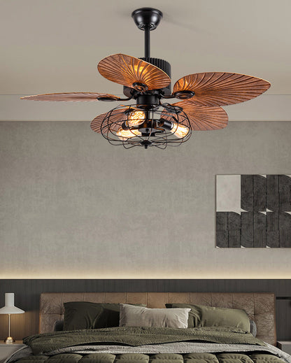 Ventilateur de Plafond Industriel au Style Tropical-TropiSteel™