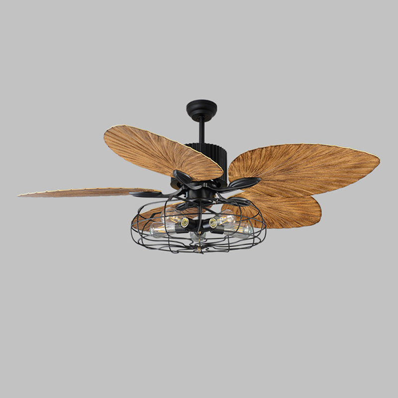 Ventilateur de Plafond Industriel au Style Tropical-TropiSteel™