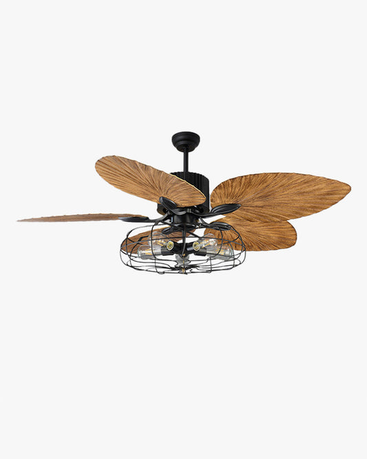 Ventilateur de Plafond Industriel au Style Tropical-TropiSteel™