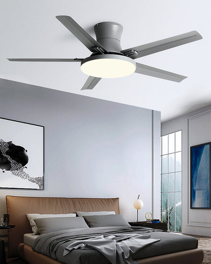 Ventilateur de Plafond Métal Slim – LED Intégrée