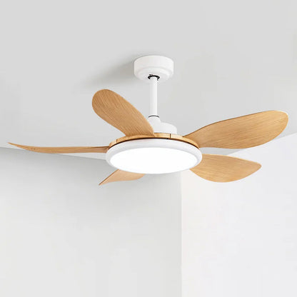 Ventilateur de Plafond Moderne Blanc à LED