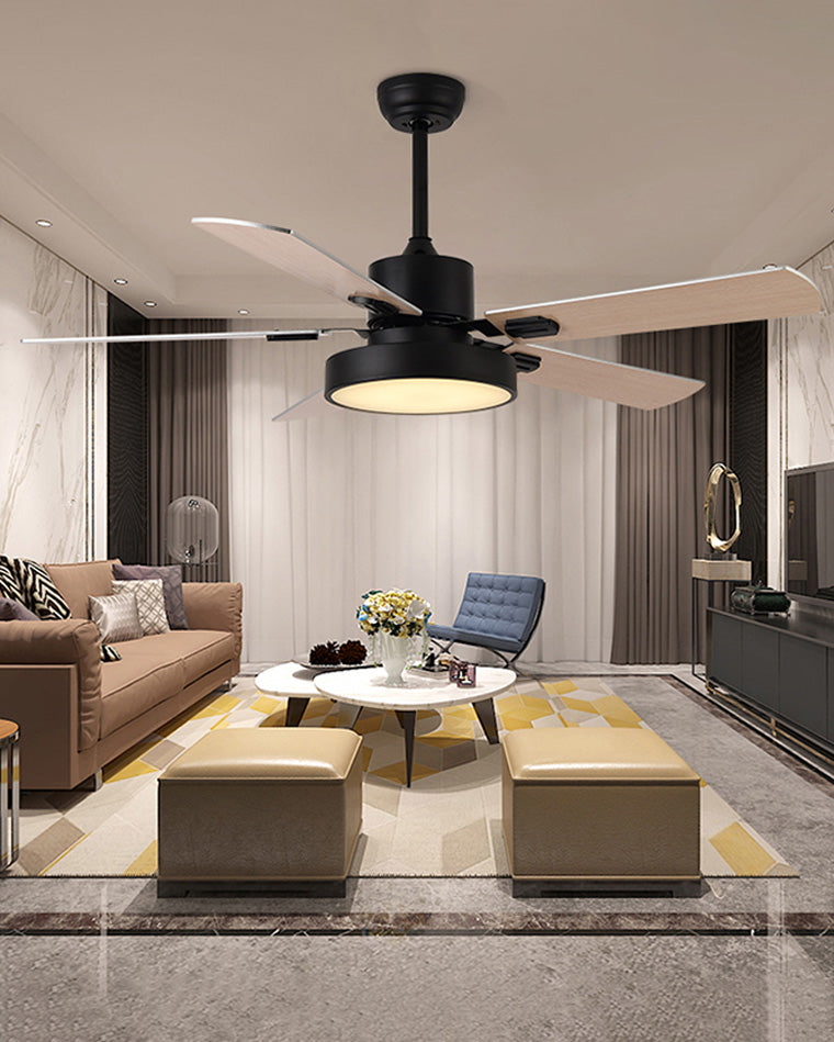 Ventilateur de Plafond Moderne à 5 Pales