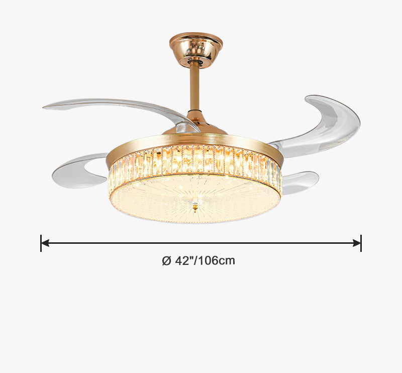 Ventilateur de Plafond Rétractable - Cristalys