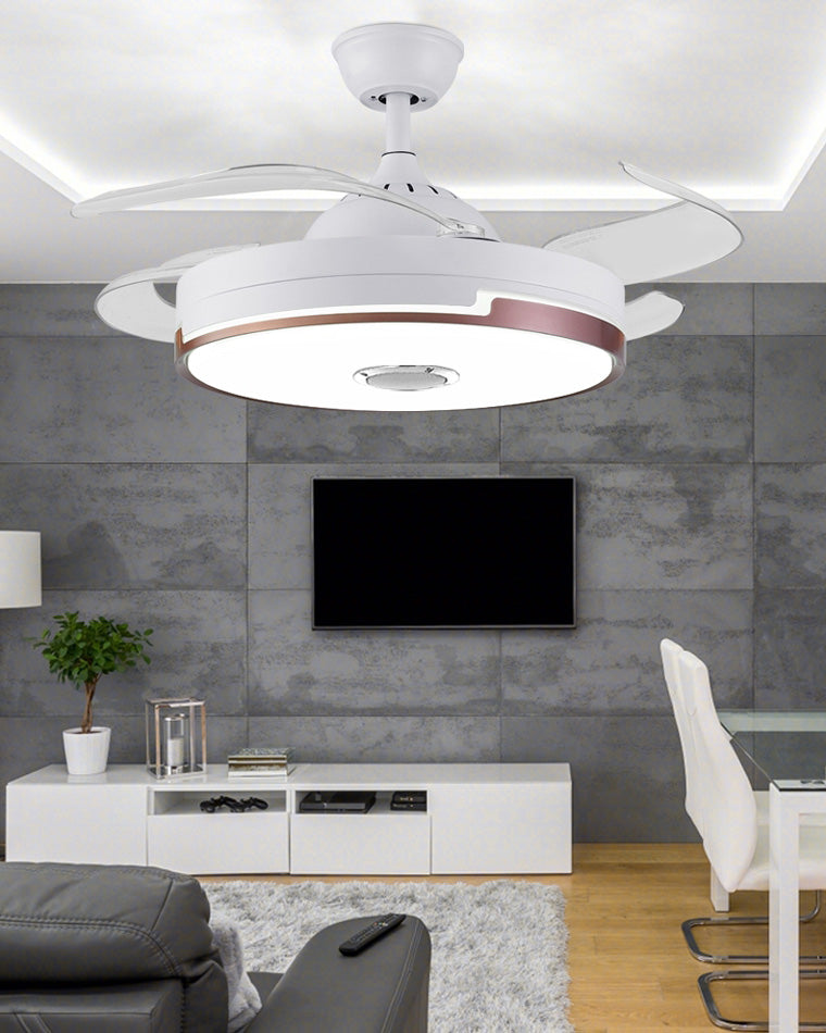 Ventilateur de Plafond Rétractable au Design Contemporain-AeroLux