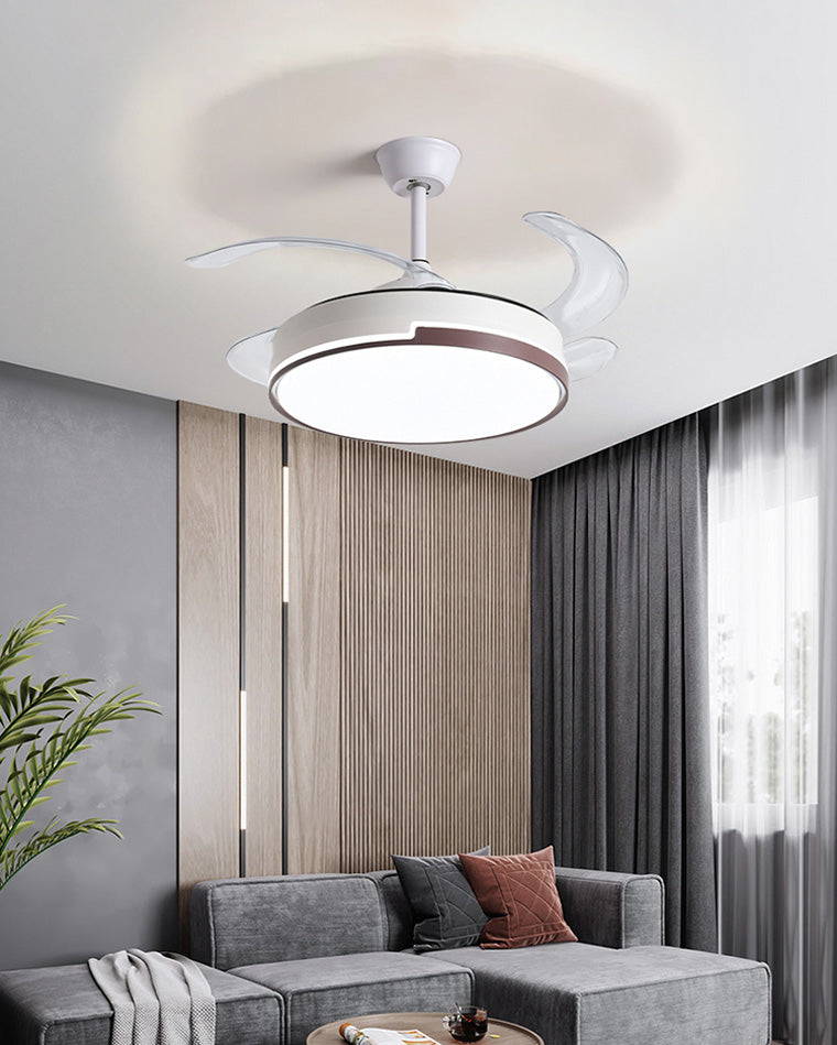 Ventilateur de Plafond Rétractable au Design Contemporain-AeroLux