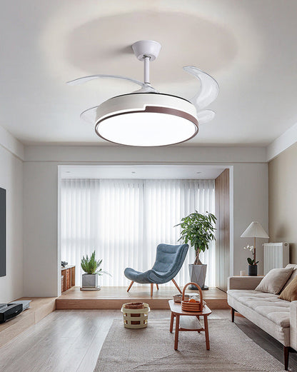 Ventilateur de Plafond Rétractable au Design Contemporain-AeroLux
