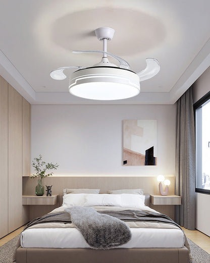 Ventilateur de Plafond Rétractable au Design Contemporain-AeroLux