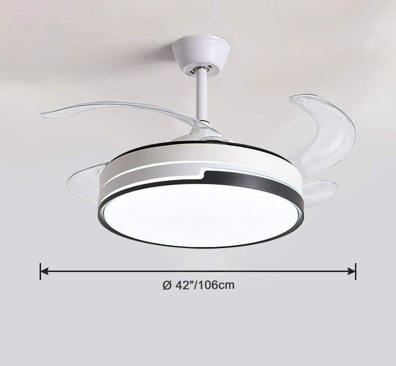 Ventilateur de Plafond Rétractable au Design Contemporain-AeroLux