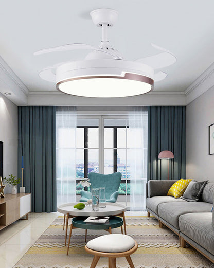 Ventilateur de Plafond Rétractable au Design Contemporain-AeroLux