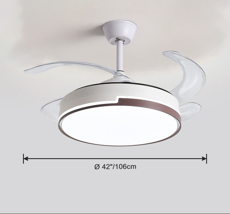 Ventilateur de Plafond Rétractable au Design Contemporain-AeroLux